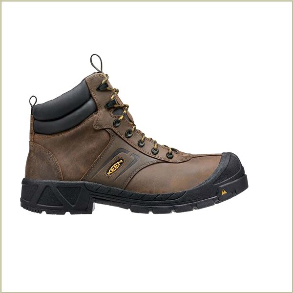  Warren Esd Dark Earth Keen Men Work-Boots-Shoes