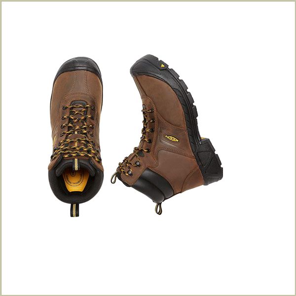  Warren Esd Dark Earth Keen Men Work-Boots-Shoes