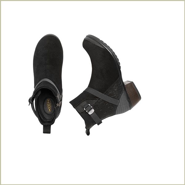  Morrison Mid Black Keen Women Boots